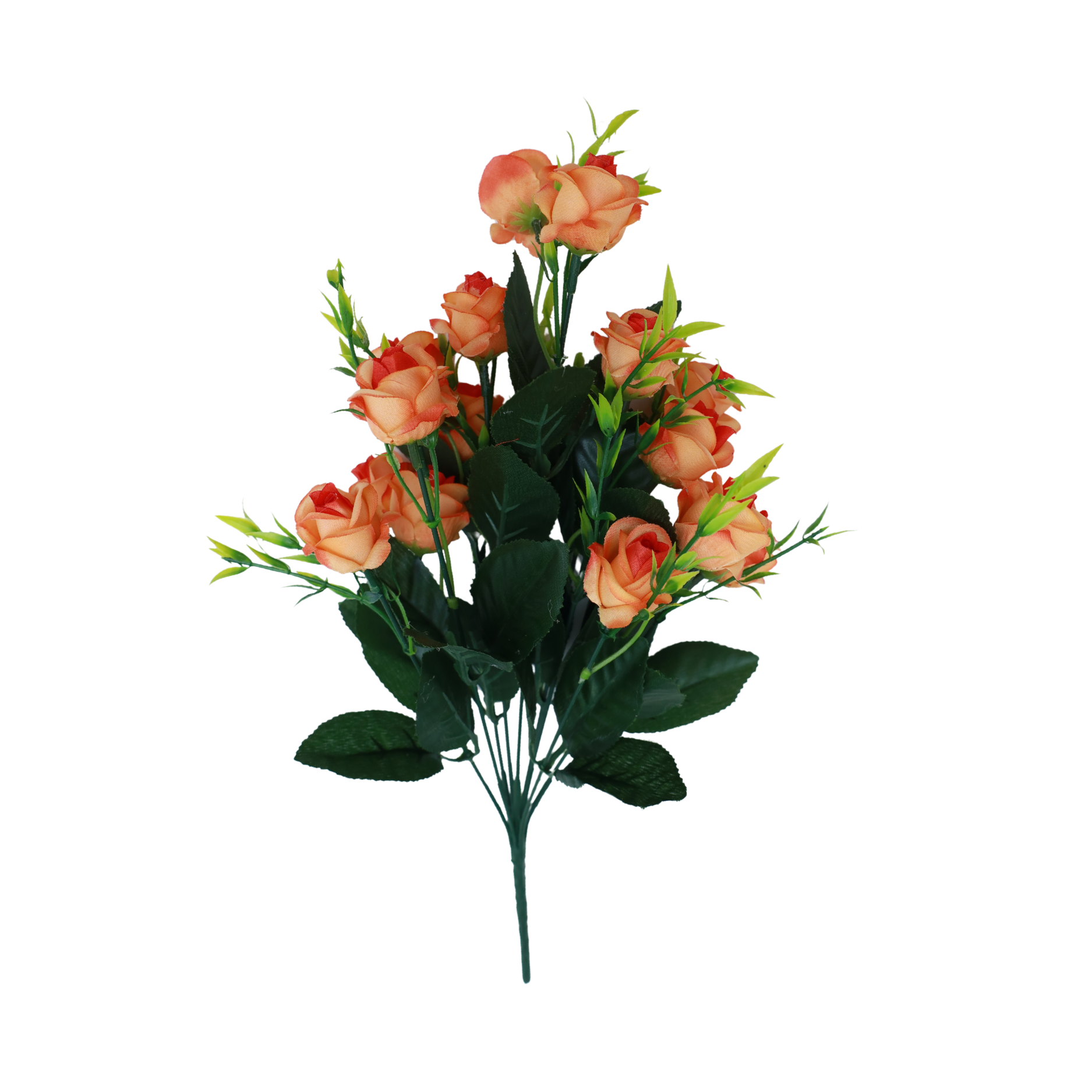 Artificial Rose Bunches | Realistic Faux Silk Rose Flowers with Green Leaves | Decorative Flower Bunch for Home, Office, Wedding & Vase Décor — view 4